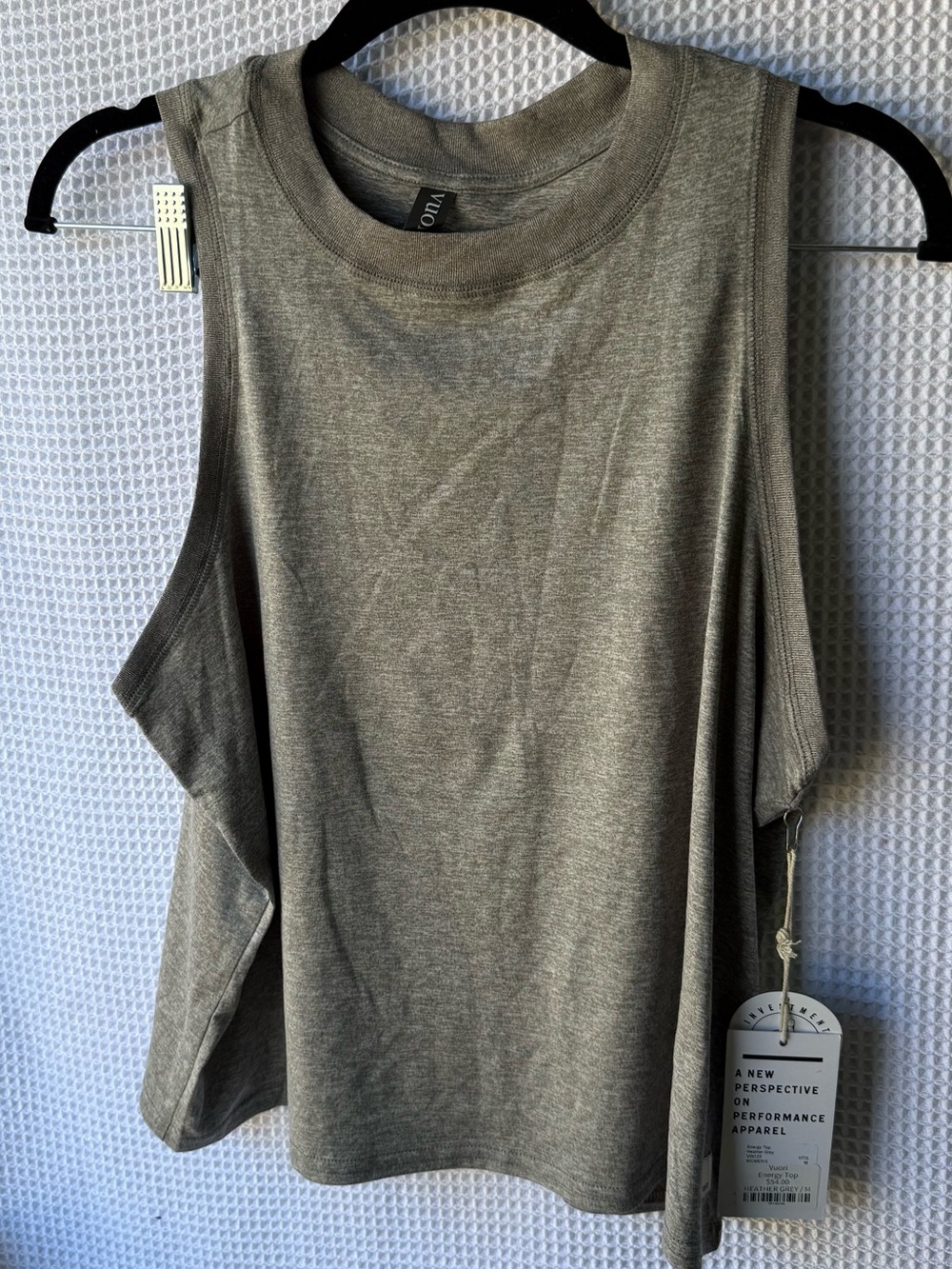 Vuori Gray Muscle Tank Top